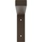 Ekena Millwork Steel Truss Shelf Bracket, Hammered Brown 2"W x 12"D x 7 3/4"H BKTM02X12X07TSHBR - alternate 7